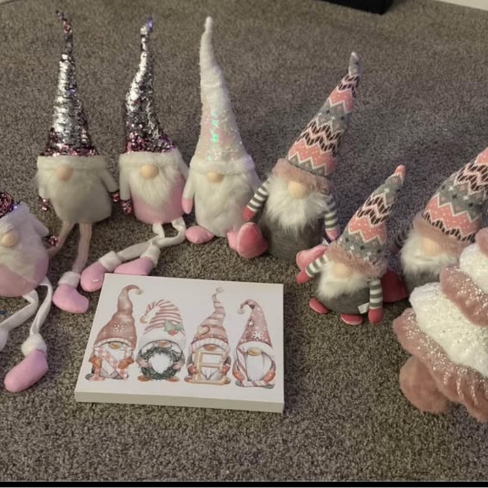 Set of Festive Gnome Decorations